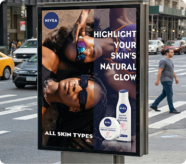 Peça publicitária Nívea